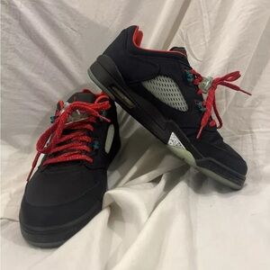 Nike Air Jordan 5 Retro Low SP Clot Jade black red